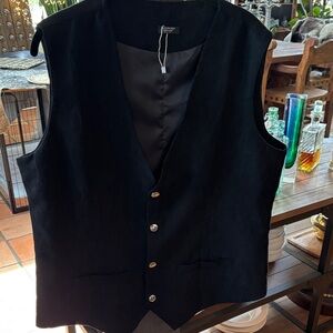 Black Men's Vest - Classic Tailored Vest